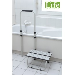 Scaletta antiscivolo con maniglia per accesso vasca da bagno Power-Step