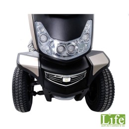 fari led Scooter elettrico 260 4 ruote per anziani e disabili - Portata max 203 Kg